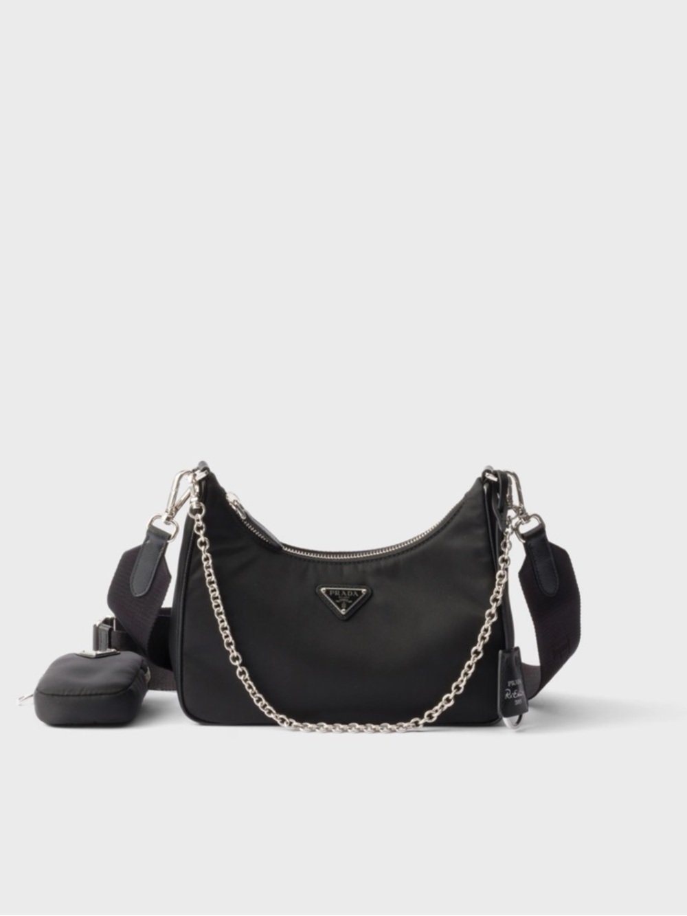 Prada Black Nylon Reedition Bag - Picture 2 of 10